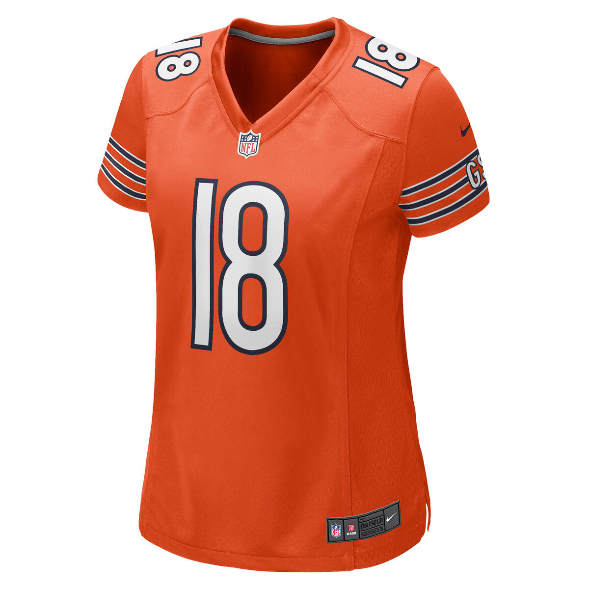 Caleb Williams Chicago Bears Nike Women Orange Alternate Jersey product image 2, provided for visual reference and product