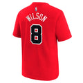 Caleb Wilson Chicago Bulls Youth Red Player T-Shirt product image 1, provided for visual reference and product detail review