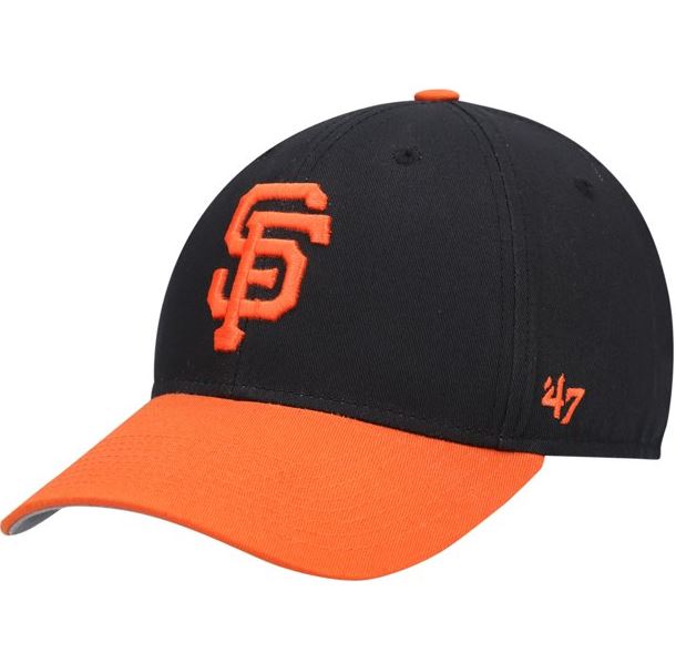 '47 Brand San Francisco Giants Franchise Fitted Hat - Black/Orange product image 1, provided for visual reference and