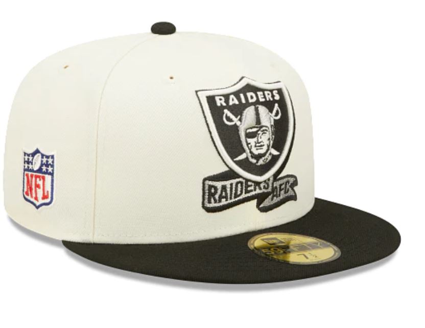 New Era Las Vegas Raiders Official On-Field Sideline 59Fifty Fitted product image 1, provided for visual reference and