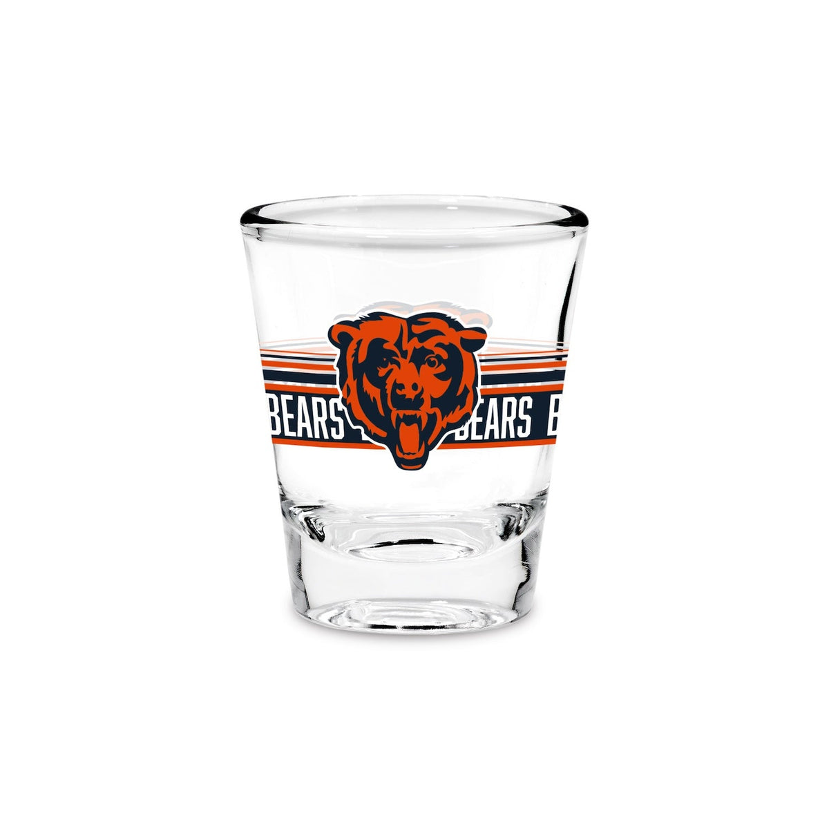 Chicago Bears 1.7 oz Rico Shot Glass product image 1, provided for visual reference and product detail review