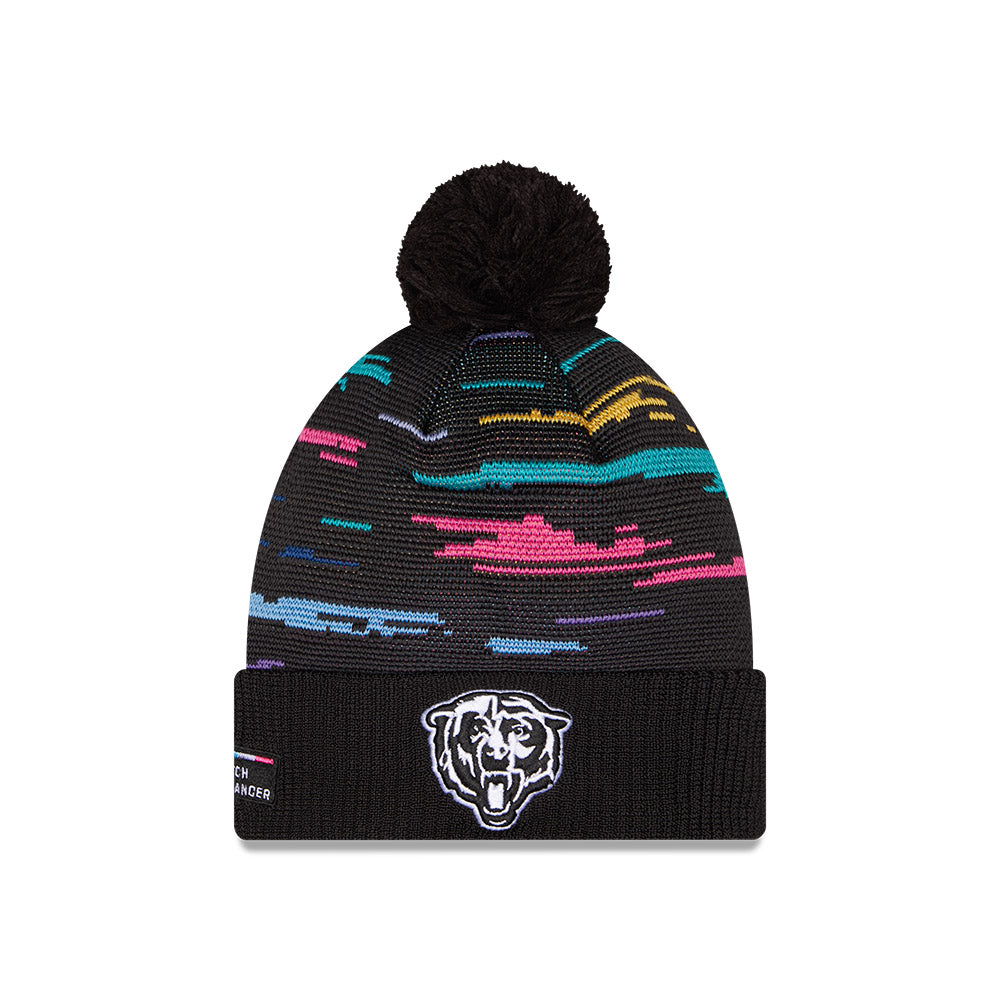 Chicago Bears 2026 Cruical Catch New Era Knit Beanie product image 1, provided for visual reference and product detail review