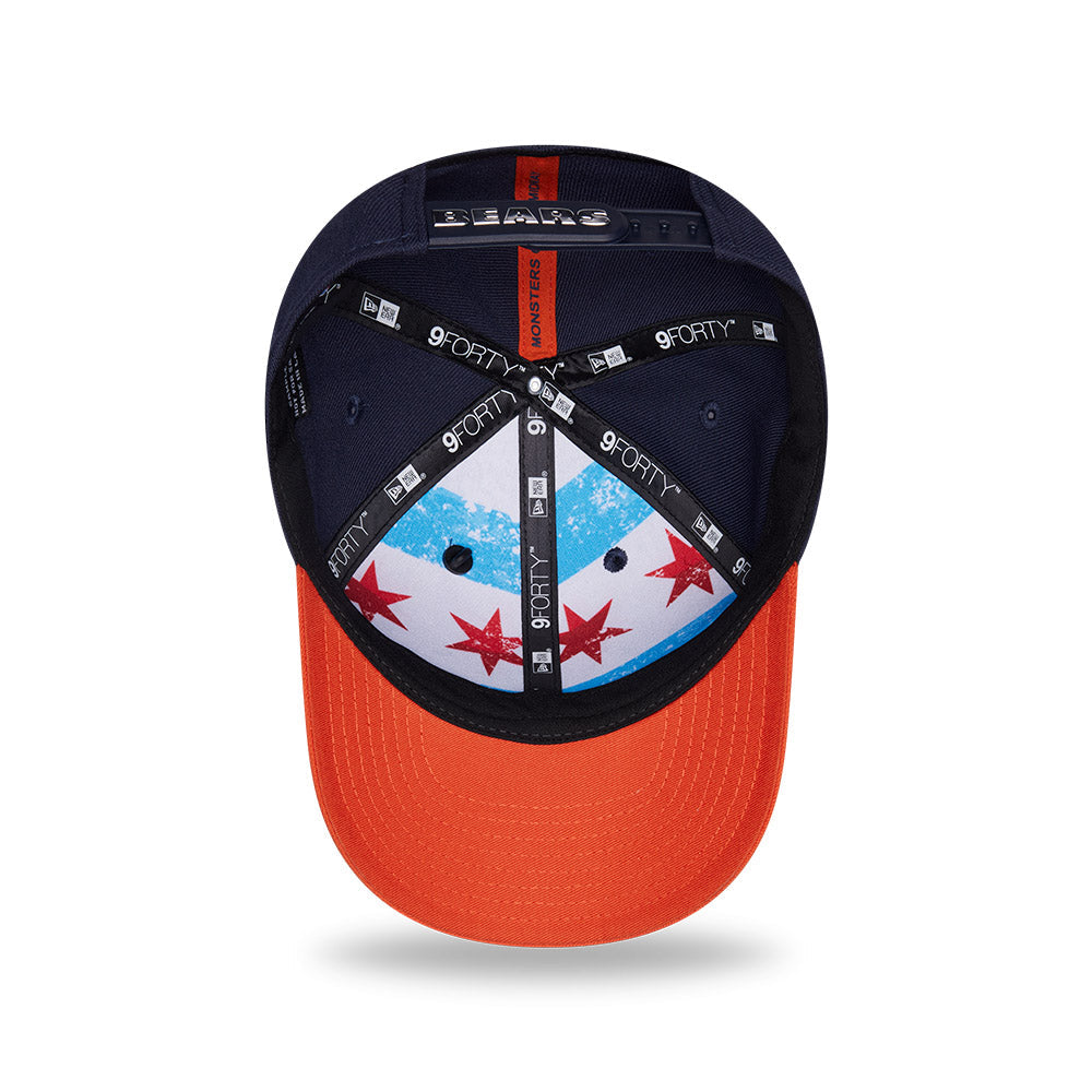 Chicago Bears 2026 Draft New Era 9FORTY M-Crown Adjustable Hat product image 6, provided for visual reference and product