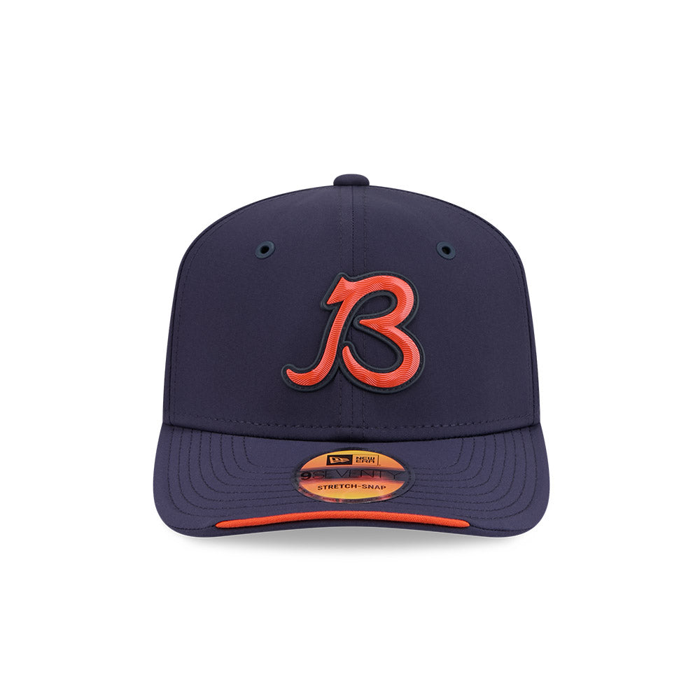 Chicago Bears 2026 Sideline B New Era 9SEVENTY Stretch-Snap Adjustable Hat product image 2, provided for visual reference