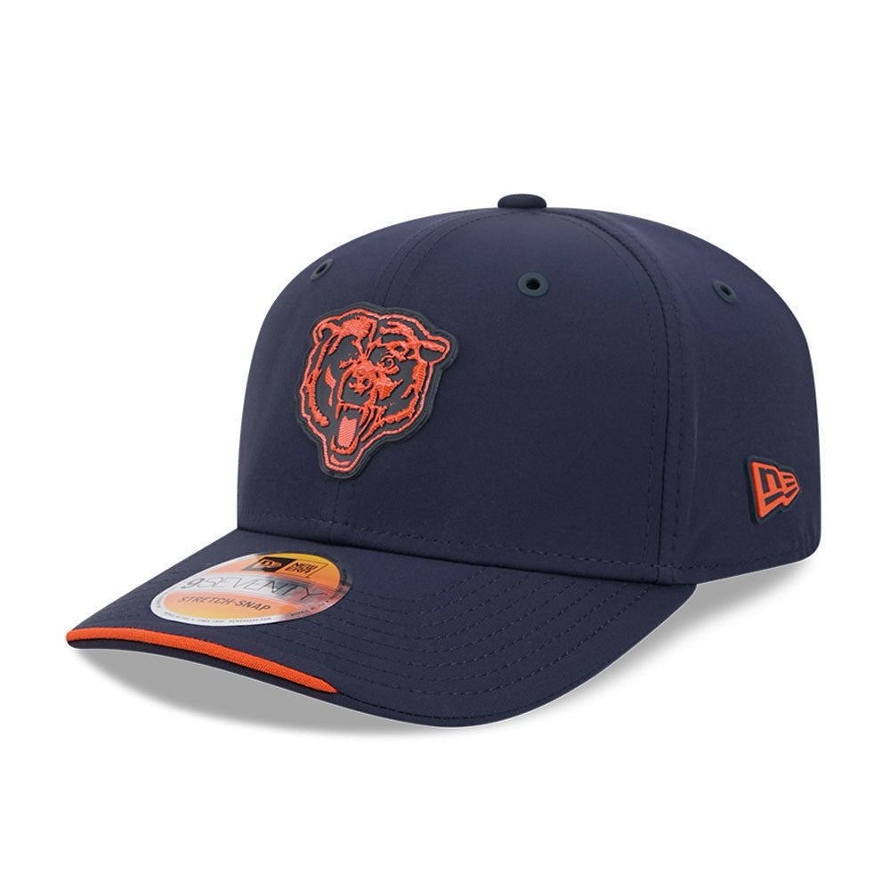 Chicago Bears 2026 Sideline Bearhead New Era 9SEVENTY Stretch-Snap Adjustable Hat product image 3, provided for visual
