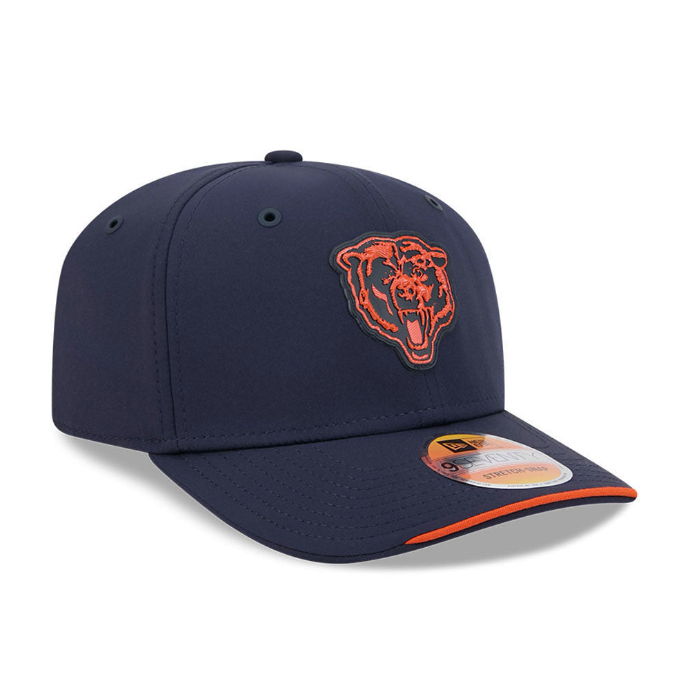 Chicago Bears 2026 Sideline Bearhead New Era 9SEVENTY Stretch-Snap Adjustable Hat product image 1, provided for visual