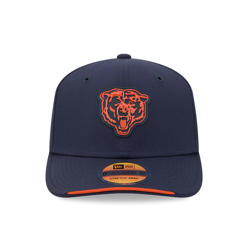 Chicago Bears 2026 Sideline Bearhead New Era 9SEVENTY Stretch-Snap Adjustable Hat product image 2, provided for visual