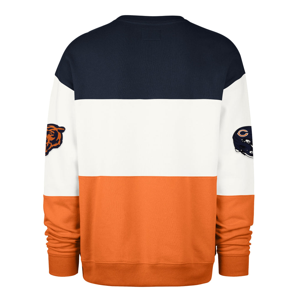 Chicago Bears '47 Breeze By Maximalist Crew Neck Sweatshirt product image 2, provided for visual reference and product