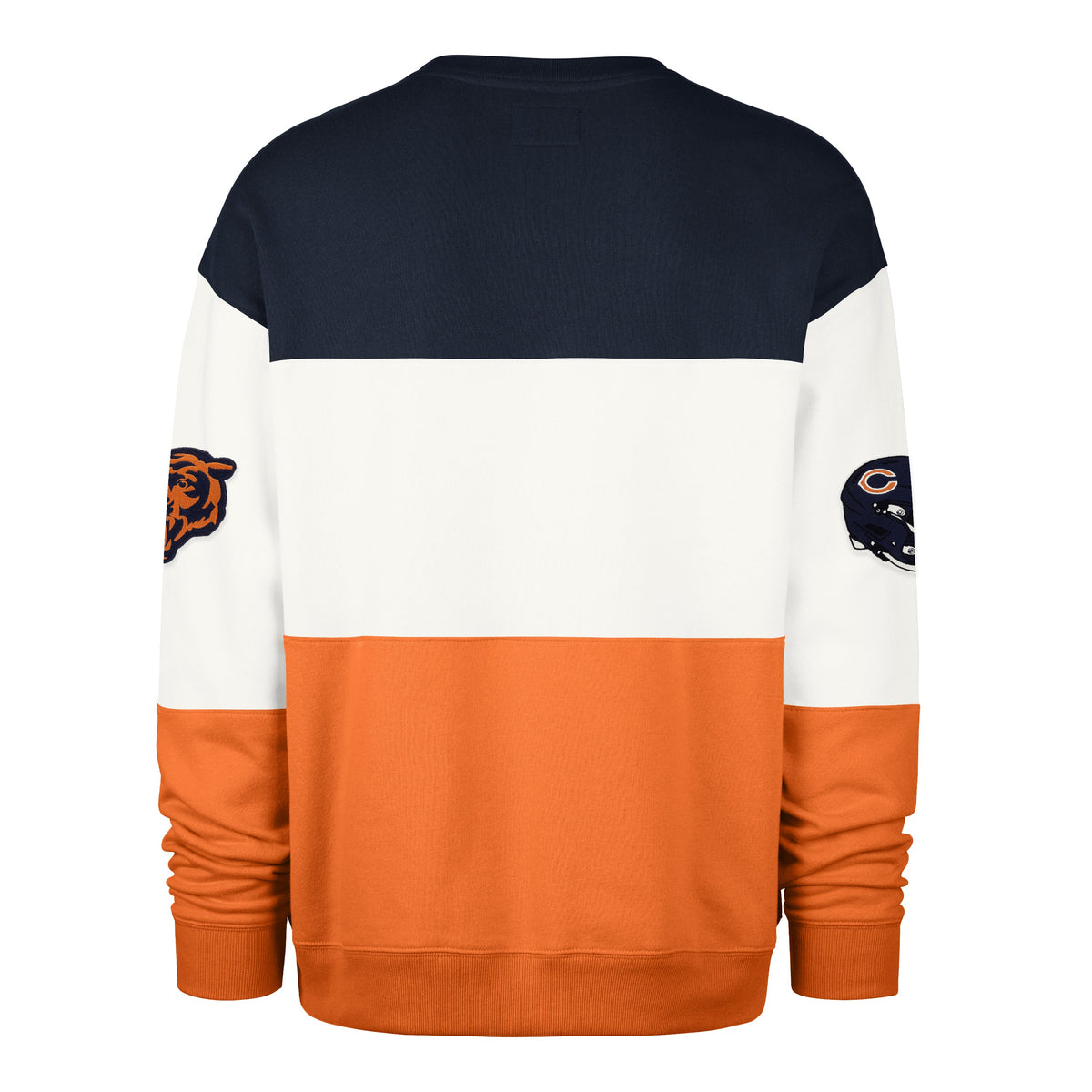 Chicago Bears '47 Breeze By Maximalist Crew Neck Sweatshirt product image 2, provided for visual reference and product