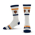 Chicago Bears Adult Stripe Fame Socks product image 1, provided for visual reference and product detail review
