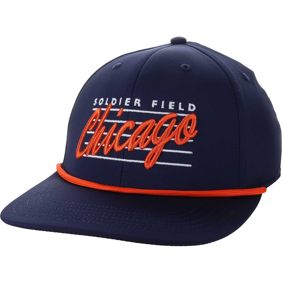 Chicago Bears Back Nine Script Rope Adjustable Hat product image 1, provided for visual reference and product detail review
