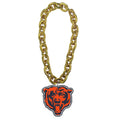 Chicago Bears Bear Face Gold Fan Chain product image 1, provided for visual reference and product detail review