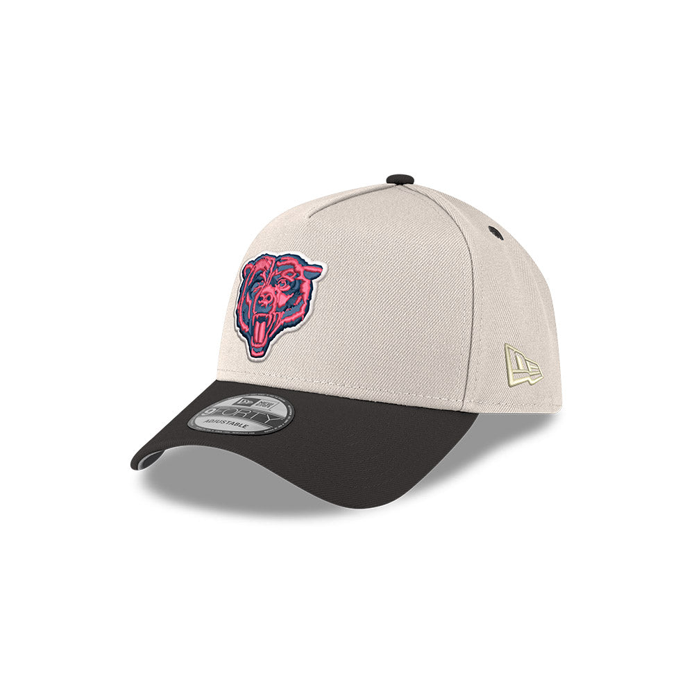 Chicago Bears Chrome/Black Super Bowl XX New Era 9FORTY A-Frame Adjustable Hat product image 3, provided for visual