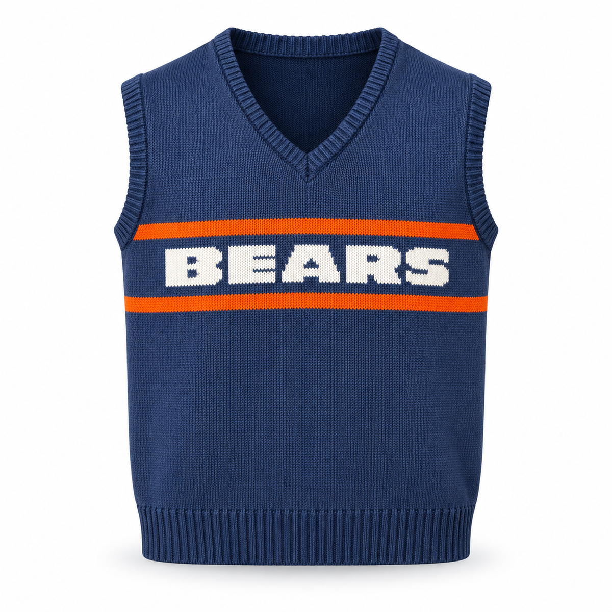Chicago Bears Ditka Sweater Vest product image 1, provided for visual reference and product detail review
