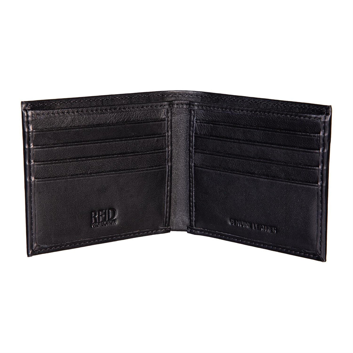 Chicago Bears Embroidered Leather Bi-fold Wallet product image 3, provided for visual reference and product detail review
