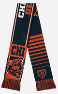 Chicago Bears Foco Double Sided Reservable Thematic Scarf product image 1, provided for visual reference and product detail