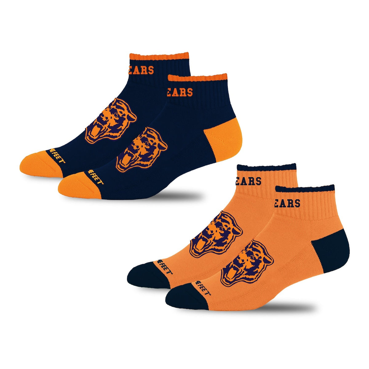 Chicago Bears Front And Center Classic Socks product image 1, provided for visual reference and product detail review