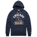 Chicago Bears Homage Navy Helmet Hoodie product image 1, provided for visual reference and product detail review