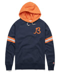 Chicago Bears Homage Navy/Orange Script B Hoodie product image 1, provided for visual reference and product detail review