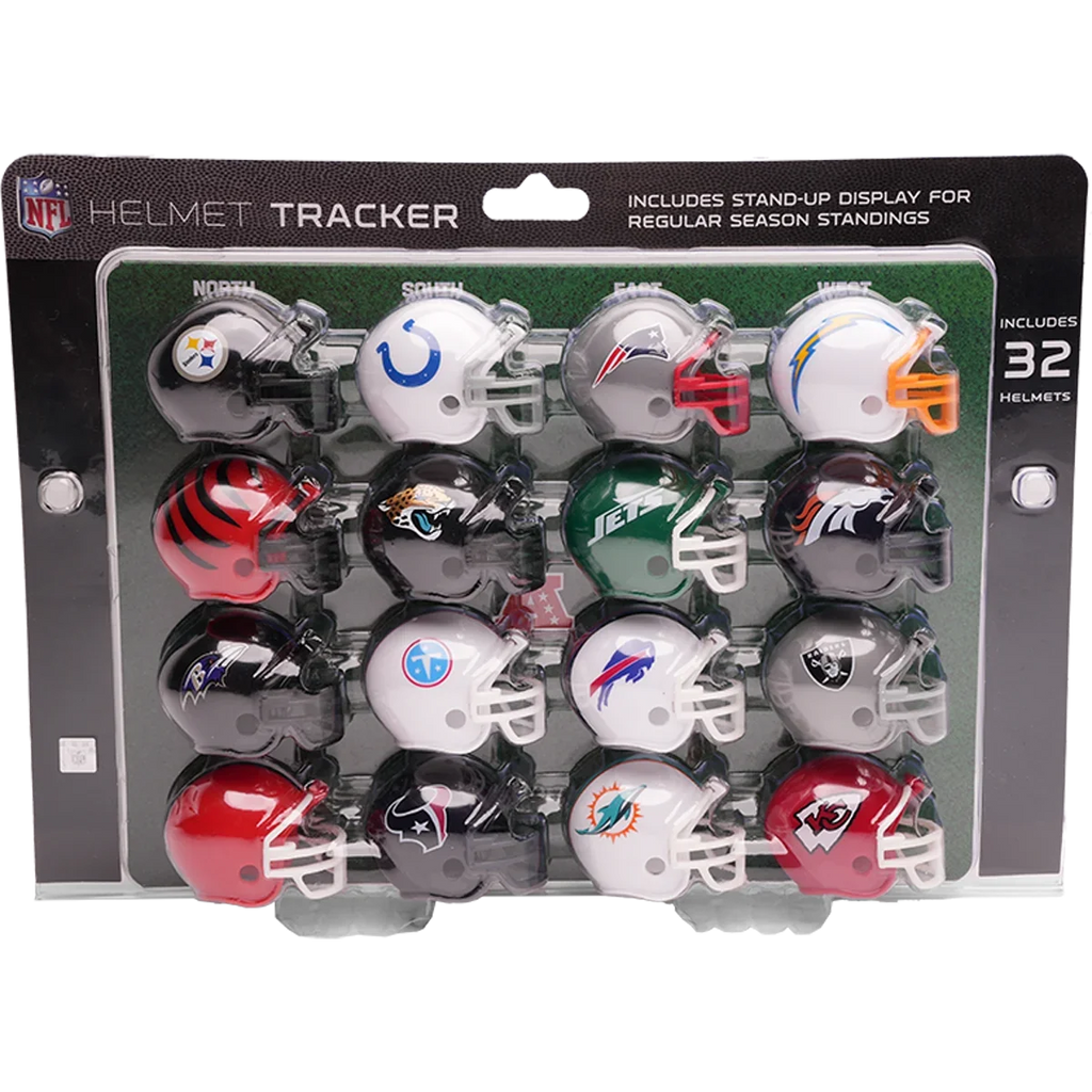 Chicago Bears NFL Helmet Tracker Set product image 1, provided for visual reference and product detail review