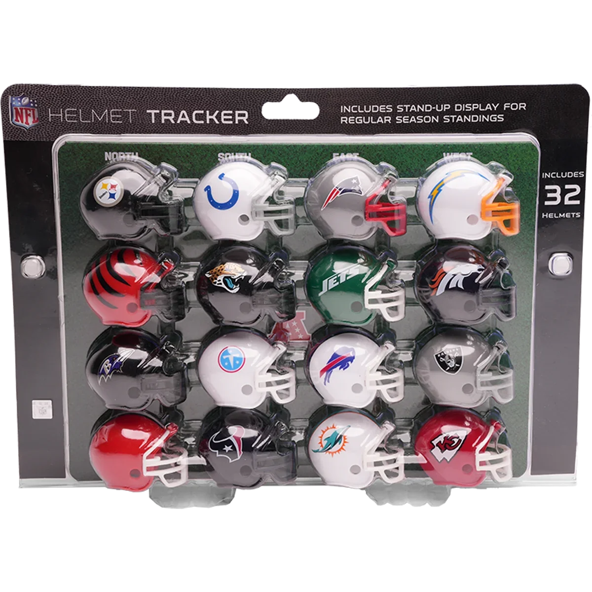 Chicago Bears NFL Helmet Tracker Set product image 1, provided for visual reference and product detail review