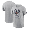 Chicago Bears NIke Men Grey "Da Bears" Rewind T-Shirt product image 1, provided for visual reference and product detail