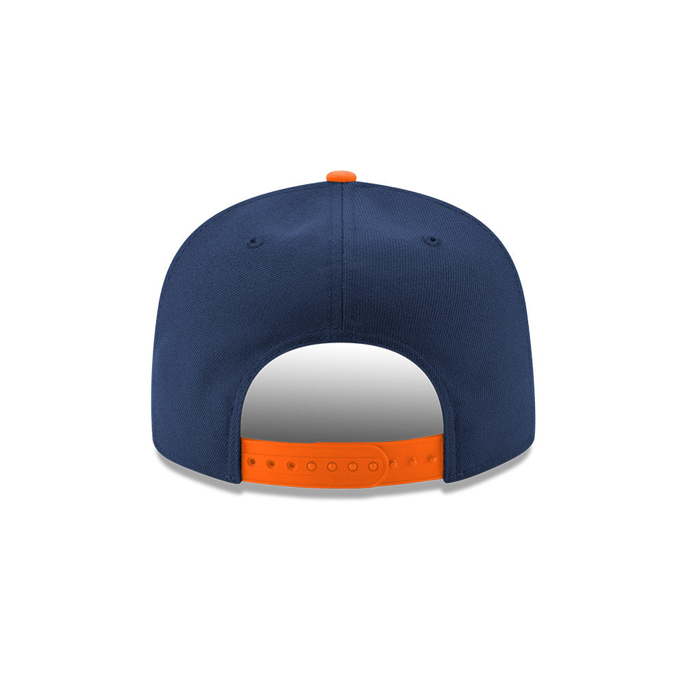 Chicago Bears Navy/Orange Nightshift Script B New Era 9FIFTY Snapback Hat product image 4, provided for visual reference and