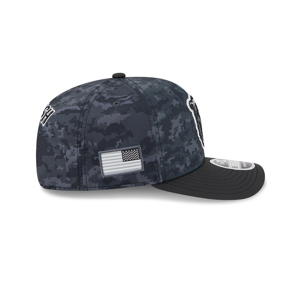 Chicago Bears New Era 2026 Salute To Service 9SEVENTY Stretch-Snap Adjustable Hat product image 4, provided for visual
