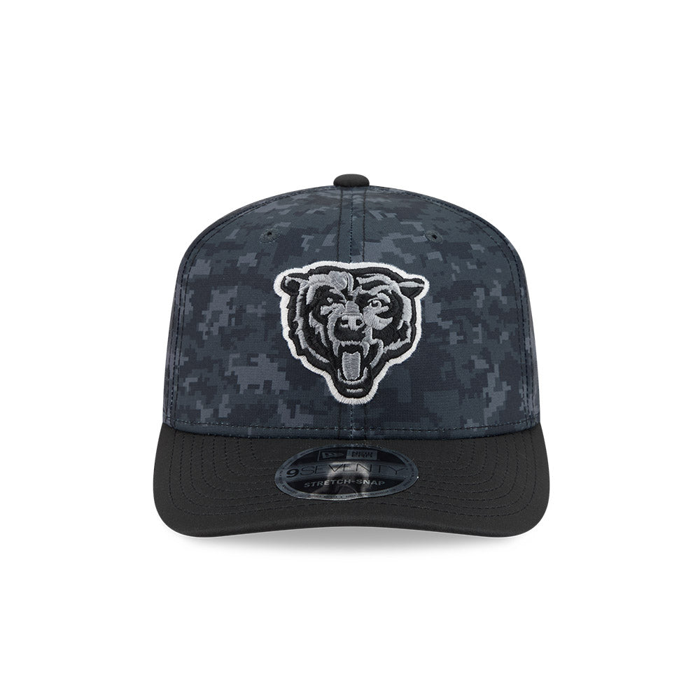 Chicago Bears New Era 2026 Salute To Service 9SEVENTY Stretch-Snap Adjustable Hat product image 2, provided for visual