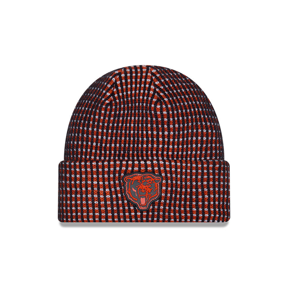 Chicago Bears New Era 2026 Sideline Winter Cuffed Knit Hat product image 2, provided for visual reference and product detail