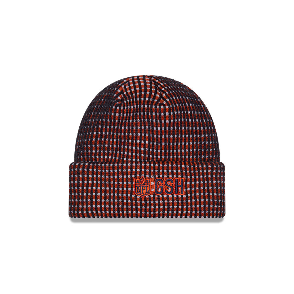 Chicago Bears New Era 2026 Sideline Winter Cuffed Knit Hat product image 1, provided for visual reference and product detail