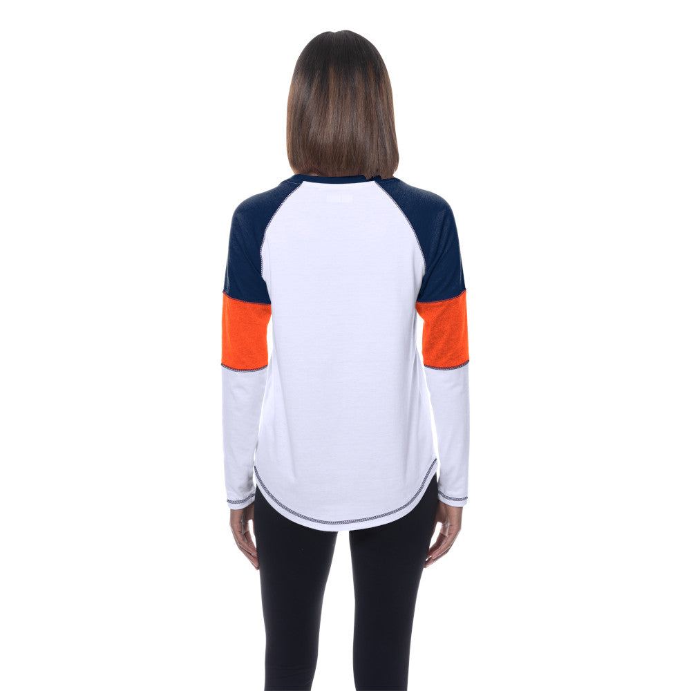 Chicago Bears New Era Ladies Long Sleeve T-Shirt product image 2, provided for visual reference and product detail review