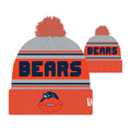 Chicago Bears New Era Orange Retro Logo Knit Beanie product image 1, provided for visual reference and product detail review