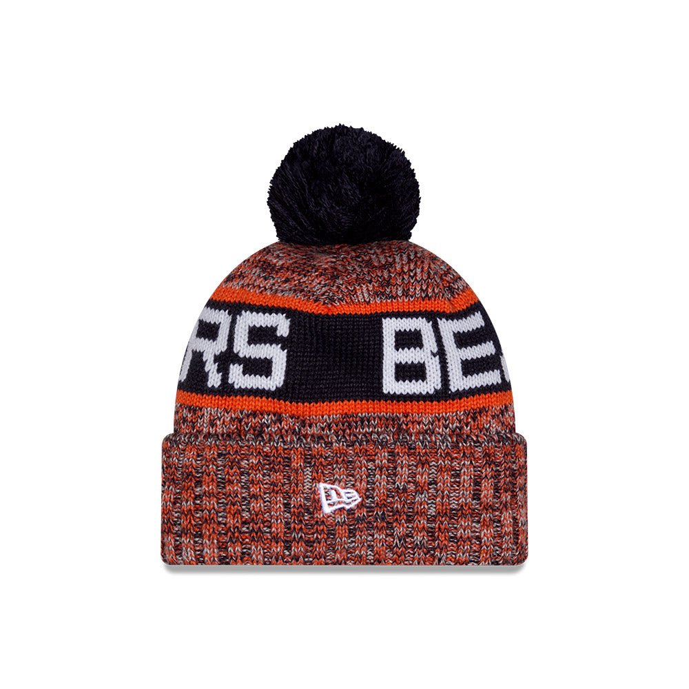 Chicago Bears New Era Youth Rivalry Pom Knit Hat product image 3, provided for visual reference and product detail review