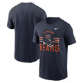 Chicago Bears Nike Men Navy Essential Helmet T-Shirt product image 1, provided for visual reference and product detail review