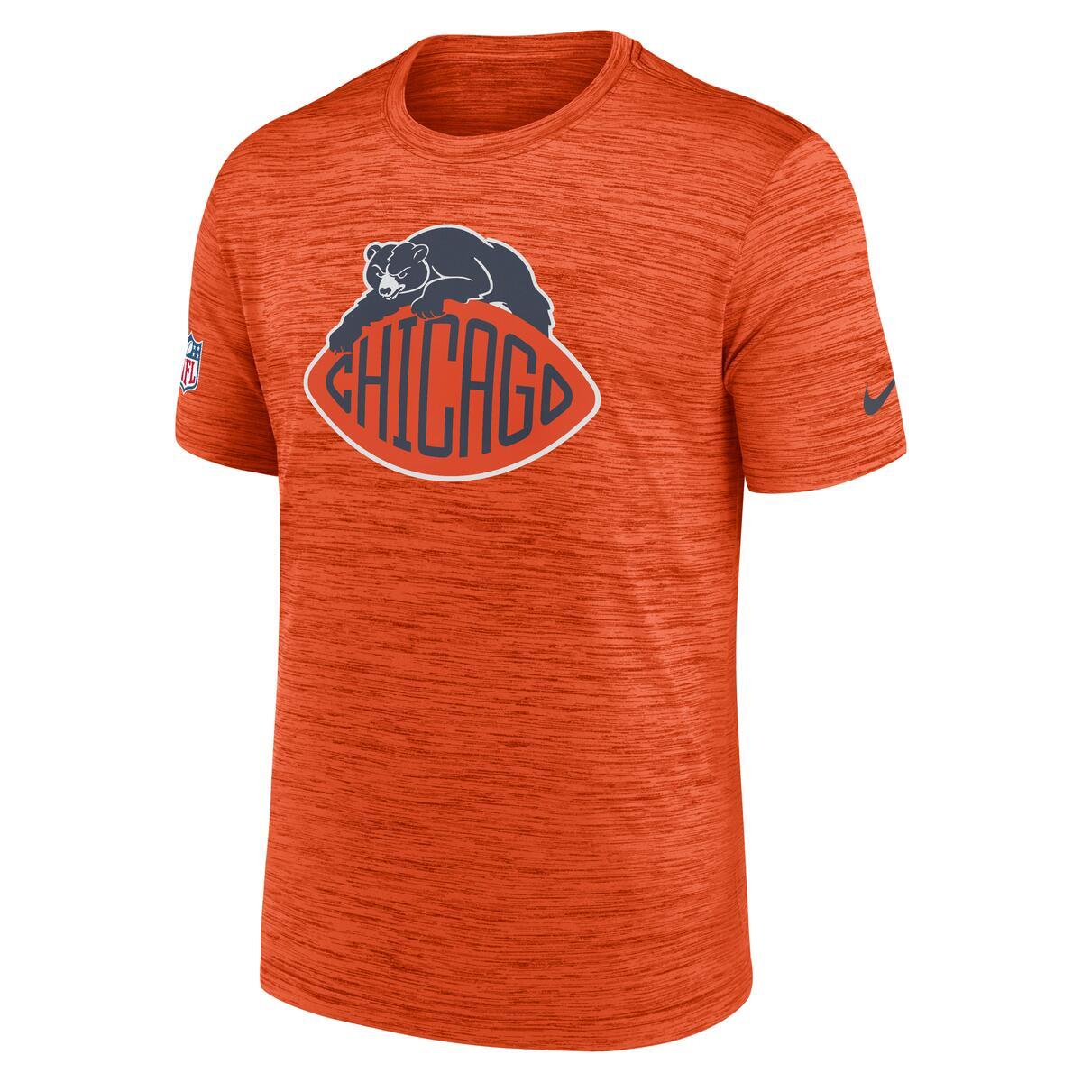 Chicago Bears Nike Men Rivalry 2026 Sideline Velocity T-Shirt product image 2, provided for visual reference and product