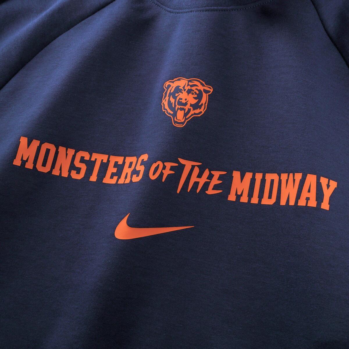 Chicago Bears Nike Men Rivalry Monsters Of The Midway Crewneck Sweatshirt product image 4, provided for visual reference and