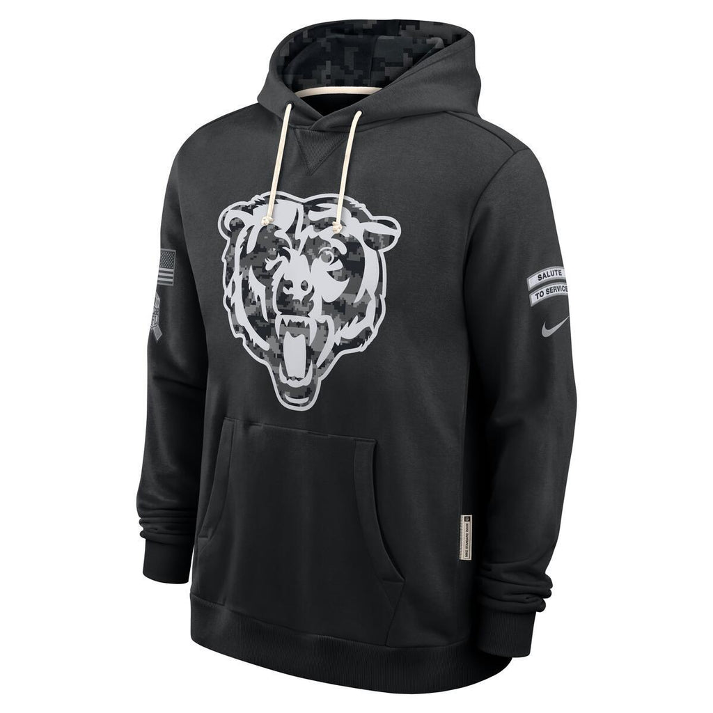 Chicago Bears Nike Men Salute To Service 2026 Sideline Hoodie product image 1, provided for visual reference and product