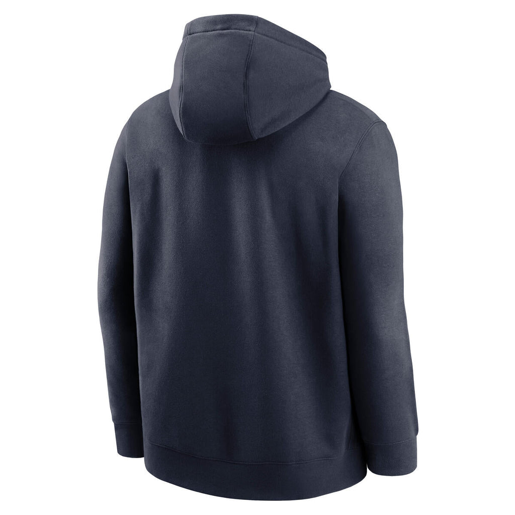 Chicago Bears Nike Navy Club Fleece Hoodie product image 3, provided for visual reference and product detail review