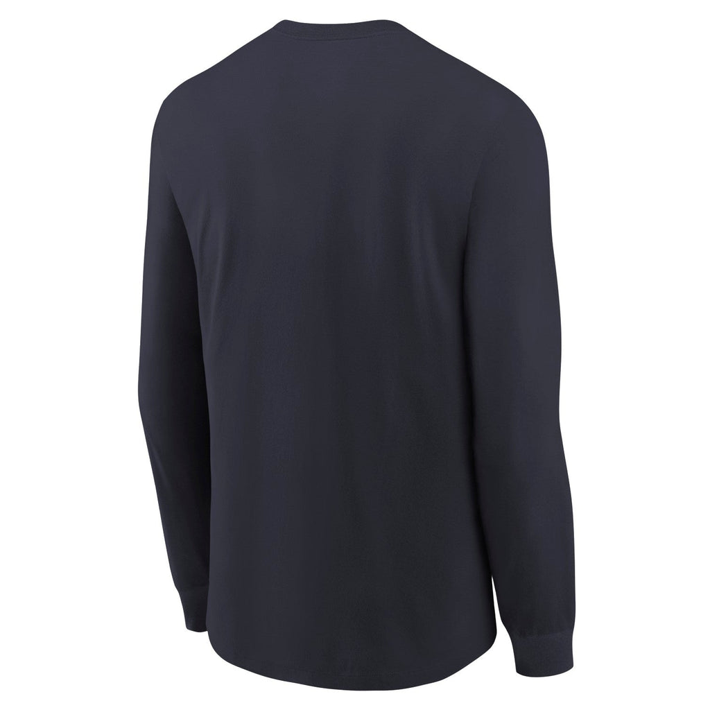 Chicago Bears Nike Youth Navy Nike Long Sleeve T-Shirt product image 2, provided for visual reference and product detail