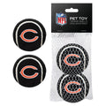 Chicago Bears Pet Toy 2 Piece Tennis Balls product image 1, provided for visual reference and product detail review
