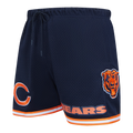 Chicago Bears Pro Standard Patches Navy Mesh Shorts product image 1, provided for visual reference and product detail review