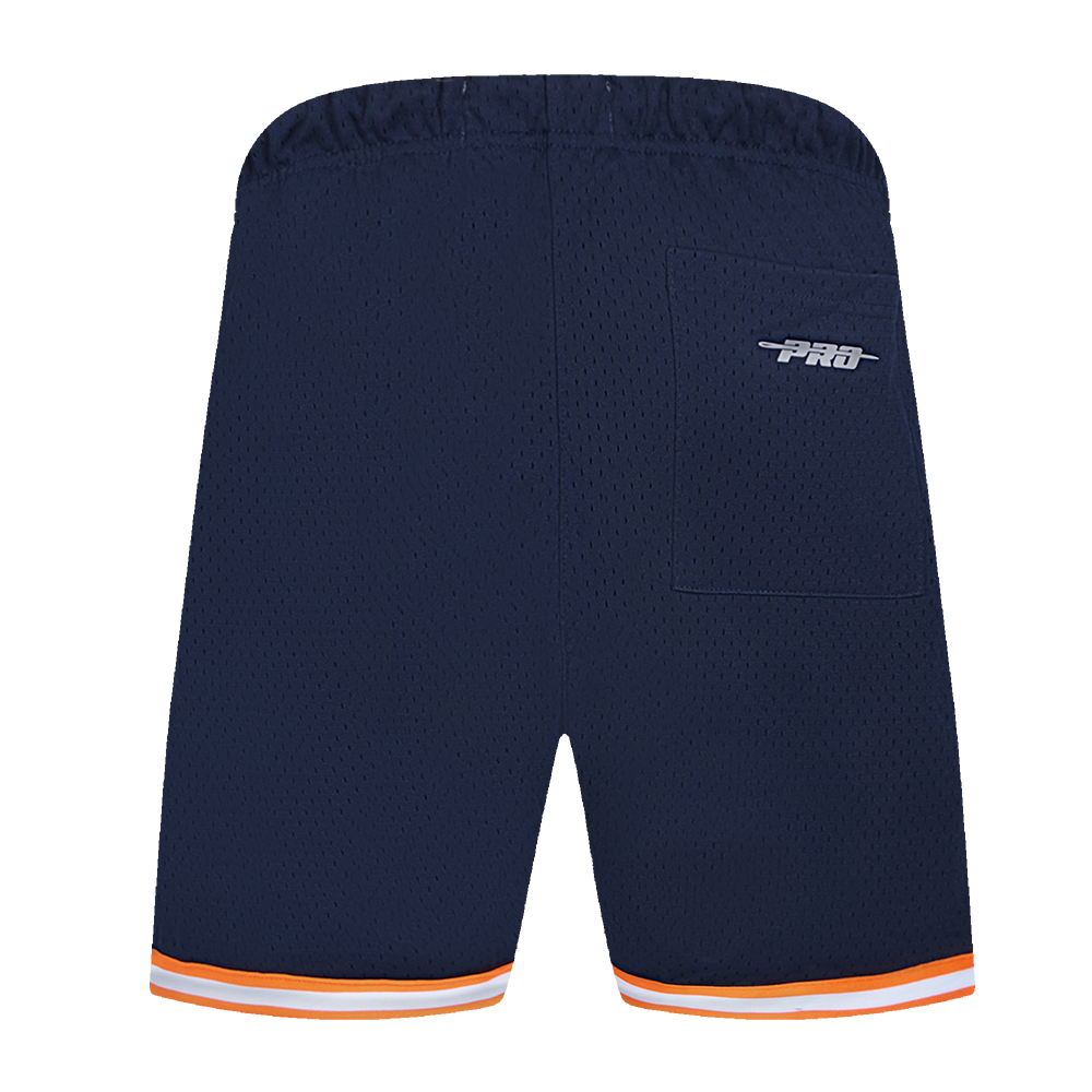 Chicago Bears Pro Standard Patches Navy Mesh Shorts product image 4, provided for visual reference and product detail review
