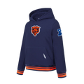 Chicago Bears Pro Standard Youth Retro Classic Rib Fleece Hoodie product image 1, provided for visual reference and product