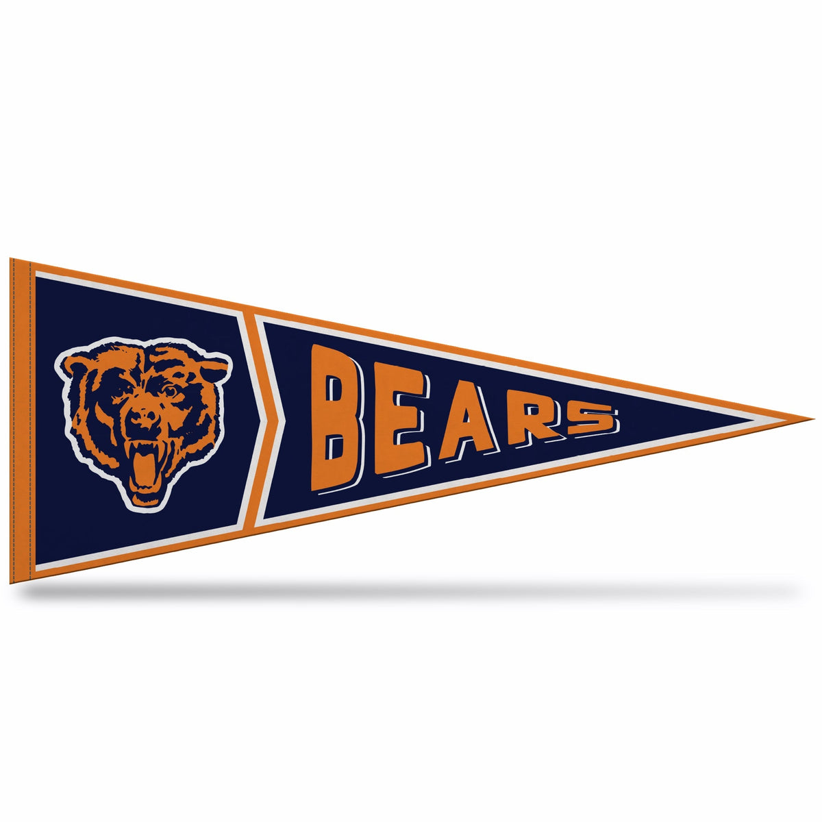 Chicago Bears Retro Design Soft Felt Rico 12x30 Carded Pennant product image 1, provided for visual reference and product