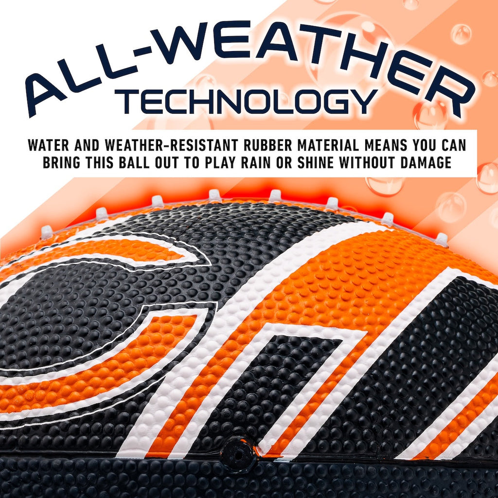 Chicago Bears Rubber Boxed Football product image 2, provided for visual reference and product detail review