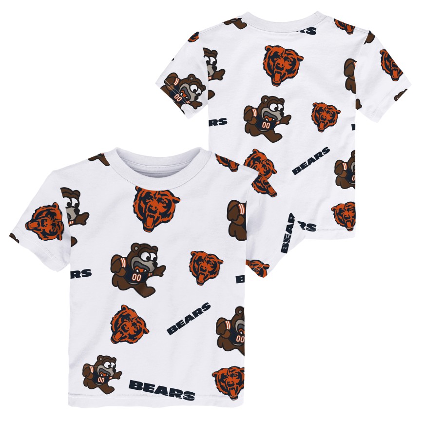Chicago Bears Toddler Mascot Play T-Shirt product image 1, provided for visual reference and product detail review