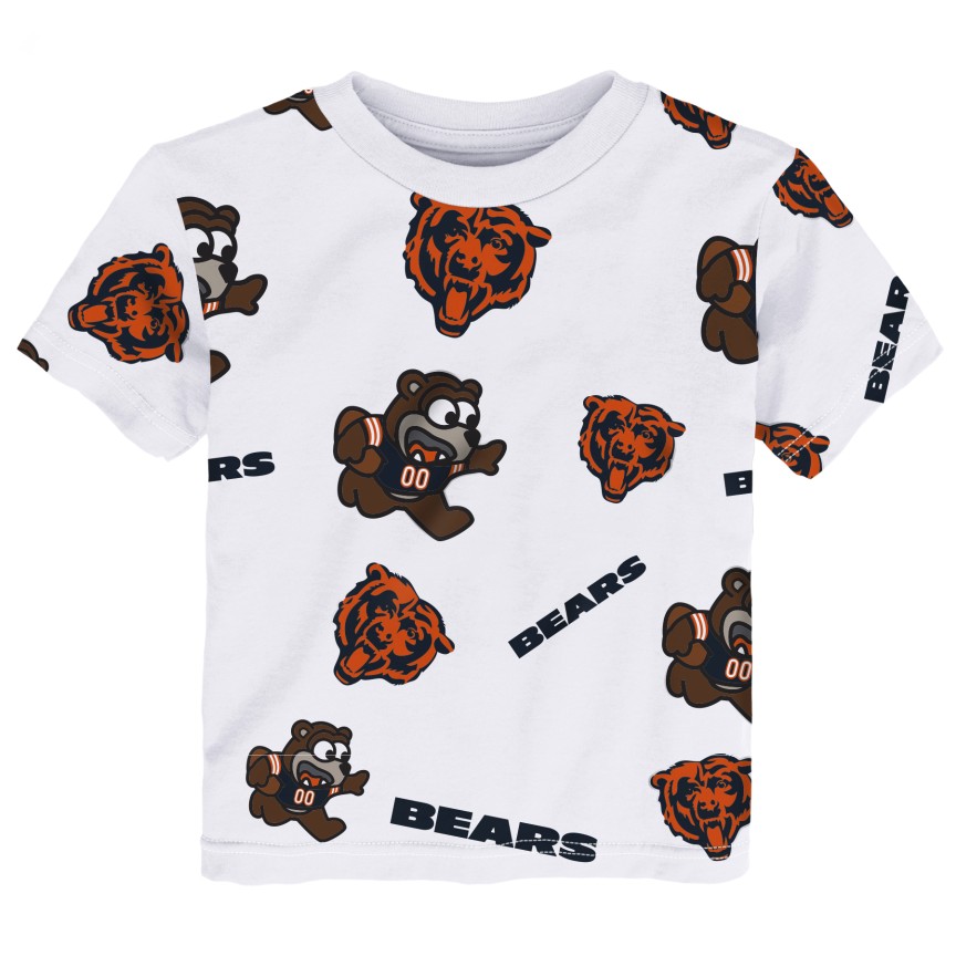 Chicago Bears Toddler Mascot Play T-Shirt product image 2, provided for visual reference and product detail review