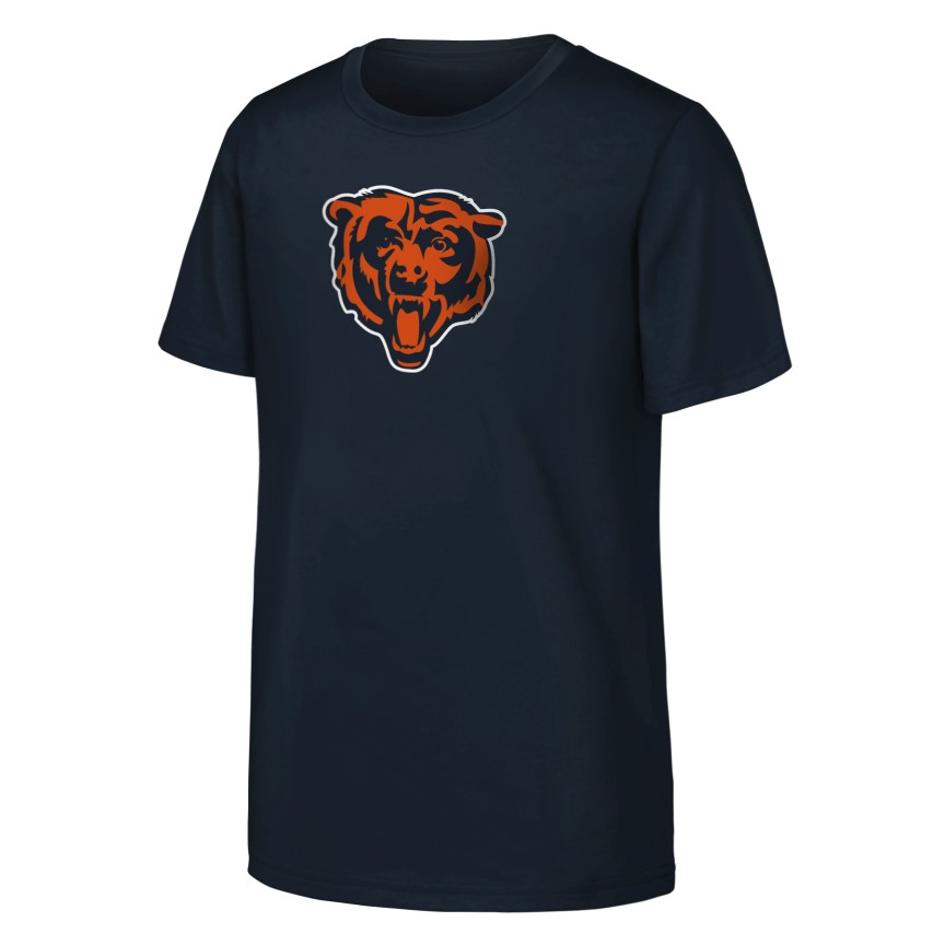Chicago Bears Youth Navy T-Shirt product image 1, provided for visual reference and product detail review