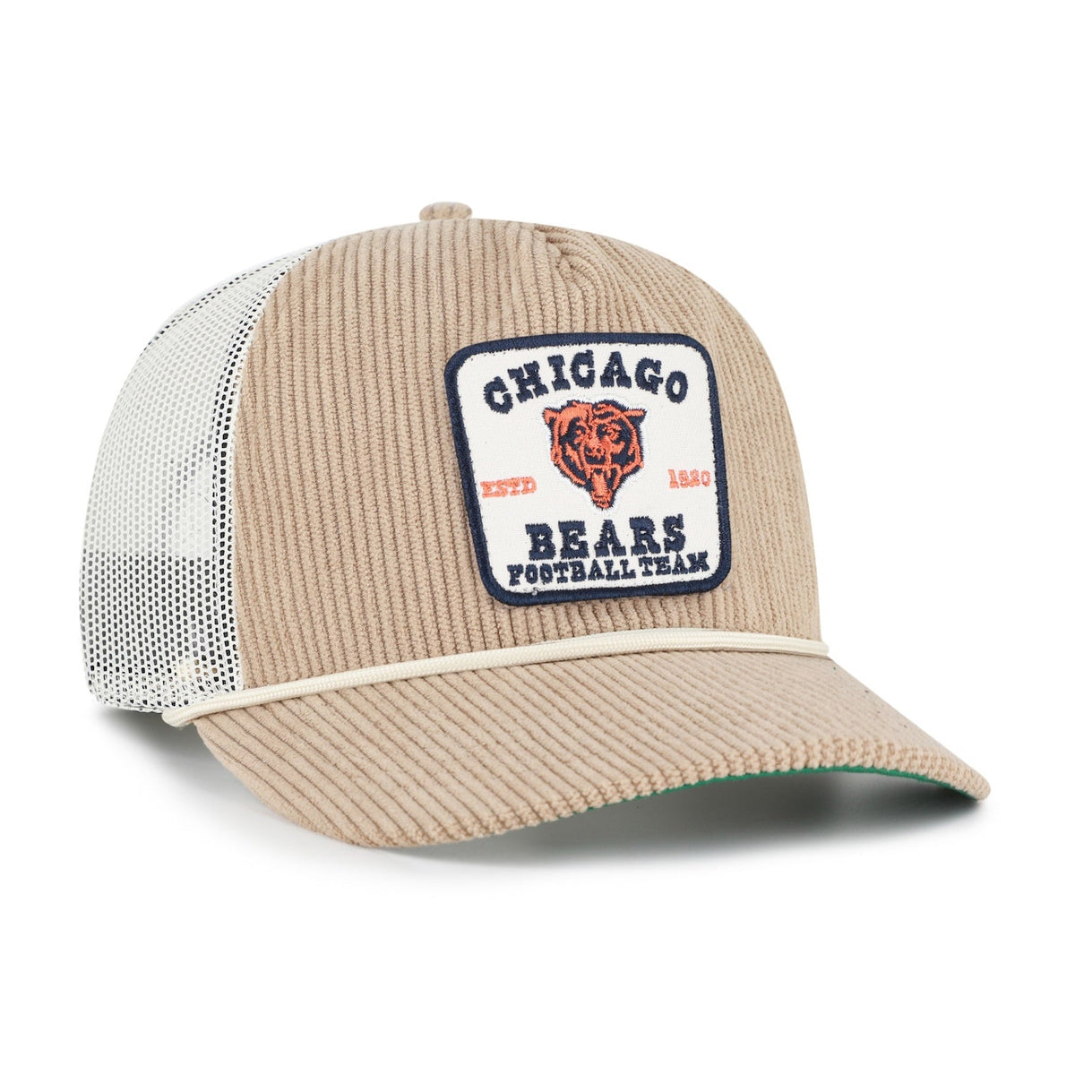 Chicago Bears '47 Cordlandia Hitch Adjustable Hat product image 2, provided for visual reference and product detail review